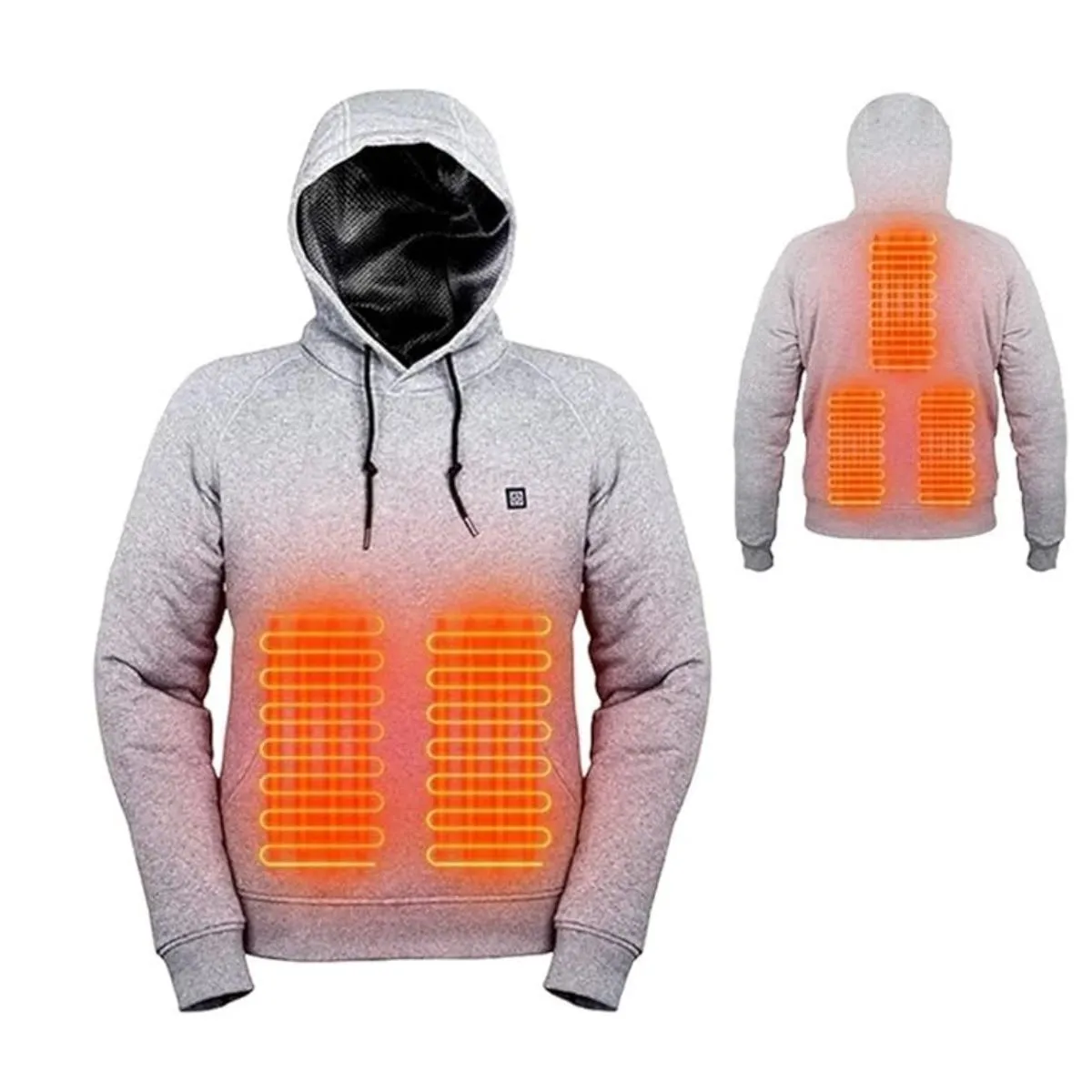 Unisex USB-Powered Heated Hoodie Warm Sweatshirt sold by Zulily product image thumbnail 3