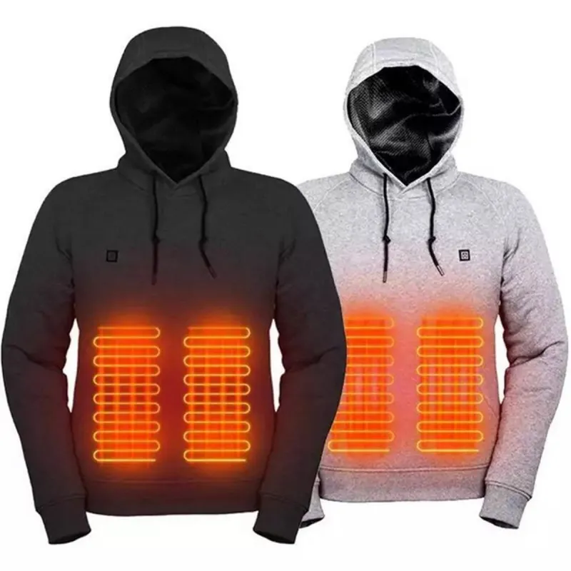 Unisex USB-Powered Heated Hoodie Warm Sweatshirt made by Leo Rosi