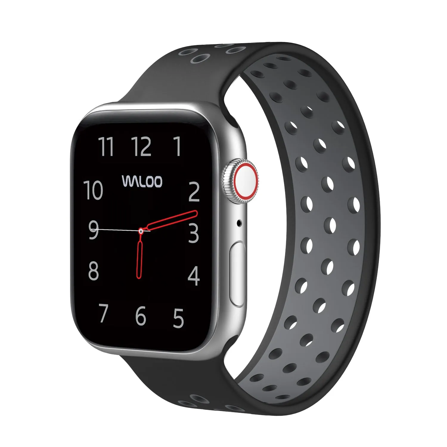 Waloo Breathable Silicone Loop Band For Apple Watch sold by Zulily product image thumbnail 4
