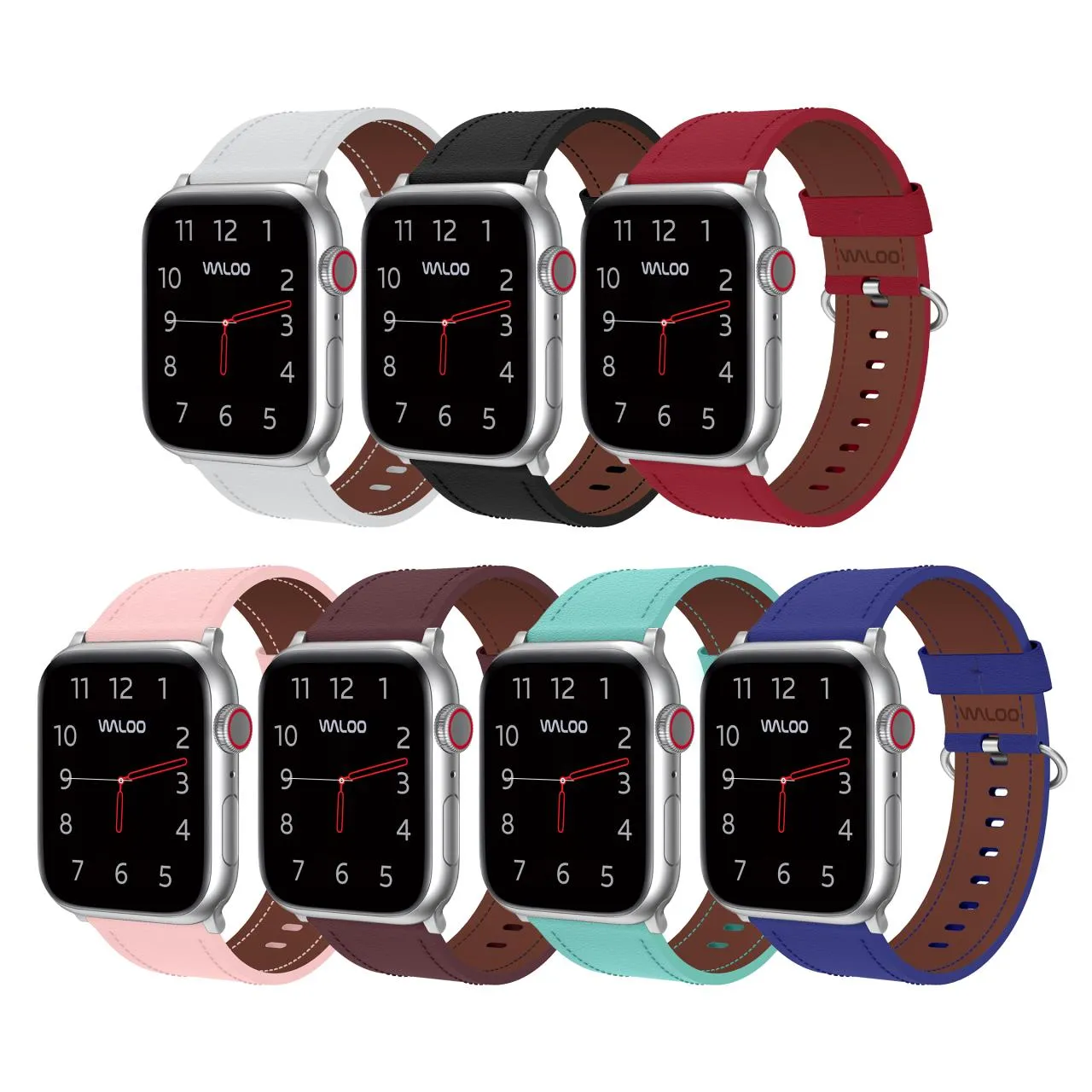 Waloo Classic Leather Band For Apple Watch sold by Zulily