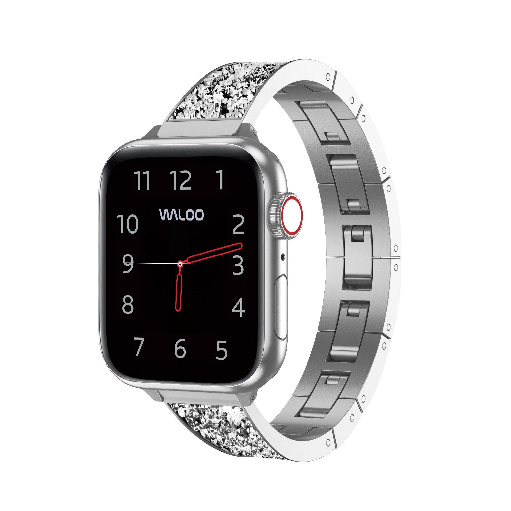 Waloo Diamond Studded Bracelet Band For Apple Watch sold by Zulily product image thumbnail 3