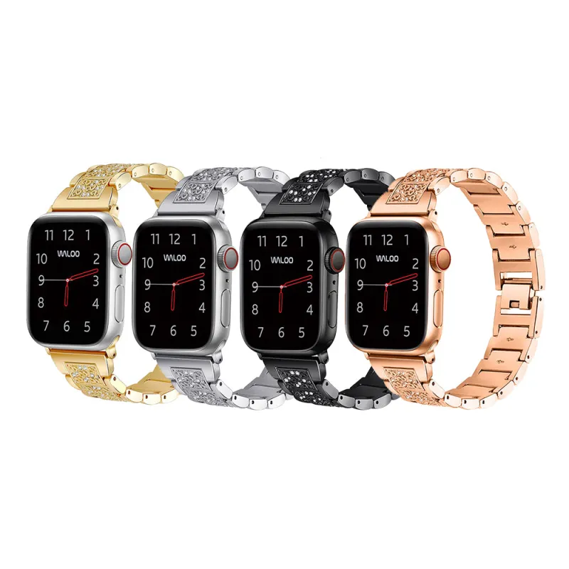 Waloo Rhinestone Pattern Band For Apple Watch made by Zulily