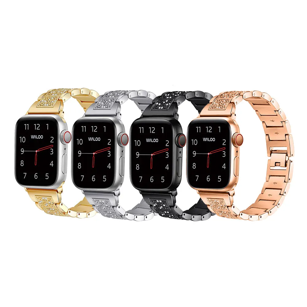Waloo Rhinestone Pattern Band For Apple Watch sold by Zulily