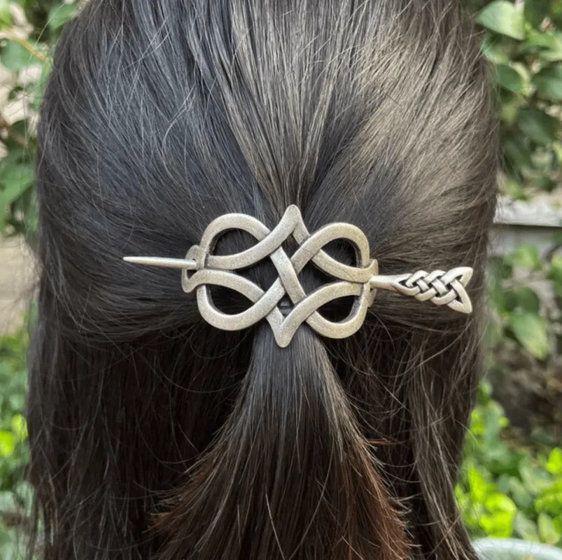 Celtic Infinity Hairpin - Brass sold by Zulily