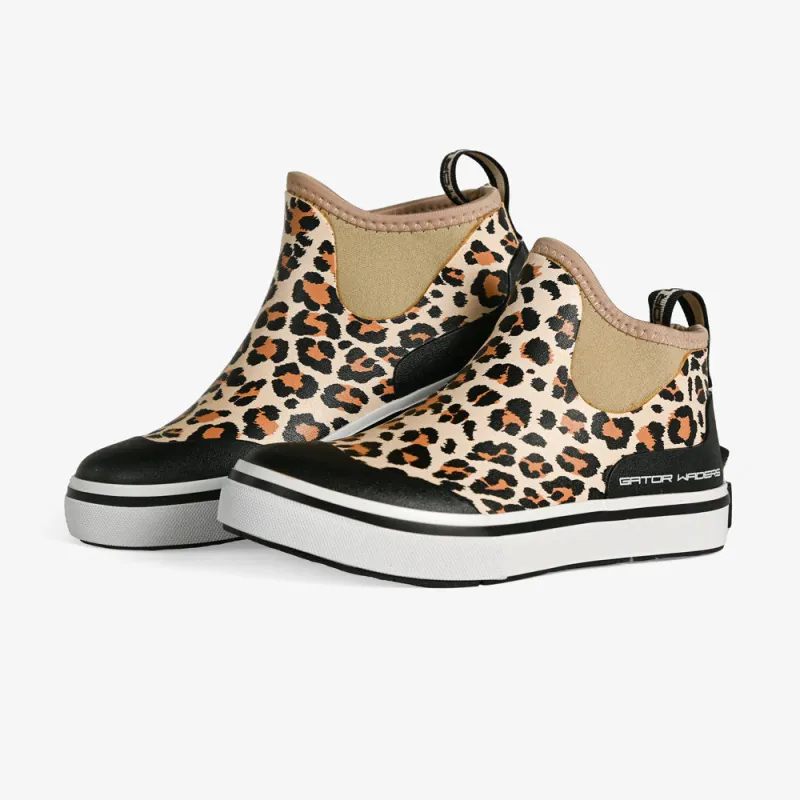 Gator Waders Camp Boots | Womens - Leopard/Black made by Zulily