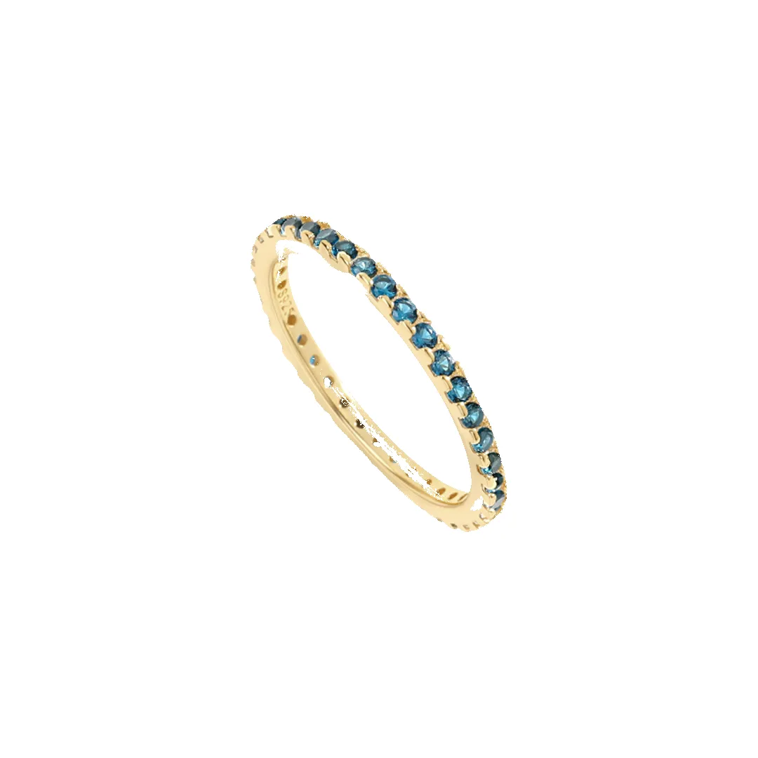 Mint & Lily September Birthstone Eternity Stacking Ring sold by Zulily