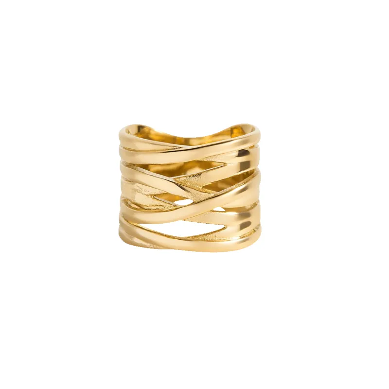 Mint & Lily Wire Wrap Statement Ring made by Zulily