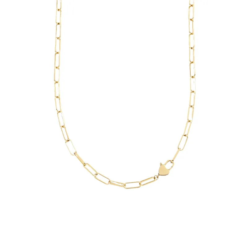 Mint & Lily Heart Padlock Necklace made by Zulily