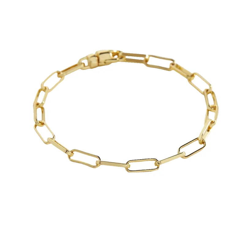 Mint & Lily Open Link Paperclip Chain Bracelet sold by Zulily