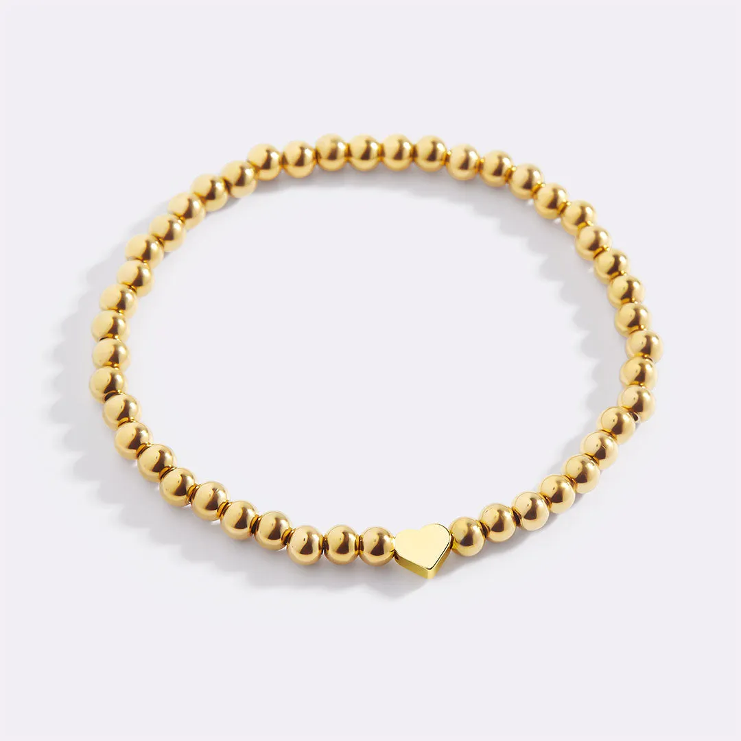 Mint & Lily Heart Beaded Stacking Bracelet sold by Zulily product image thumbnail 5