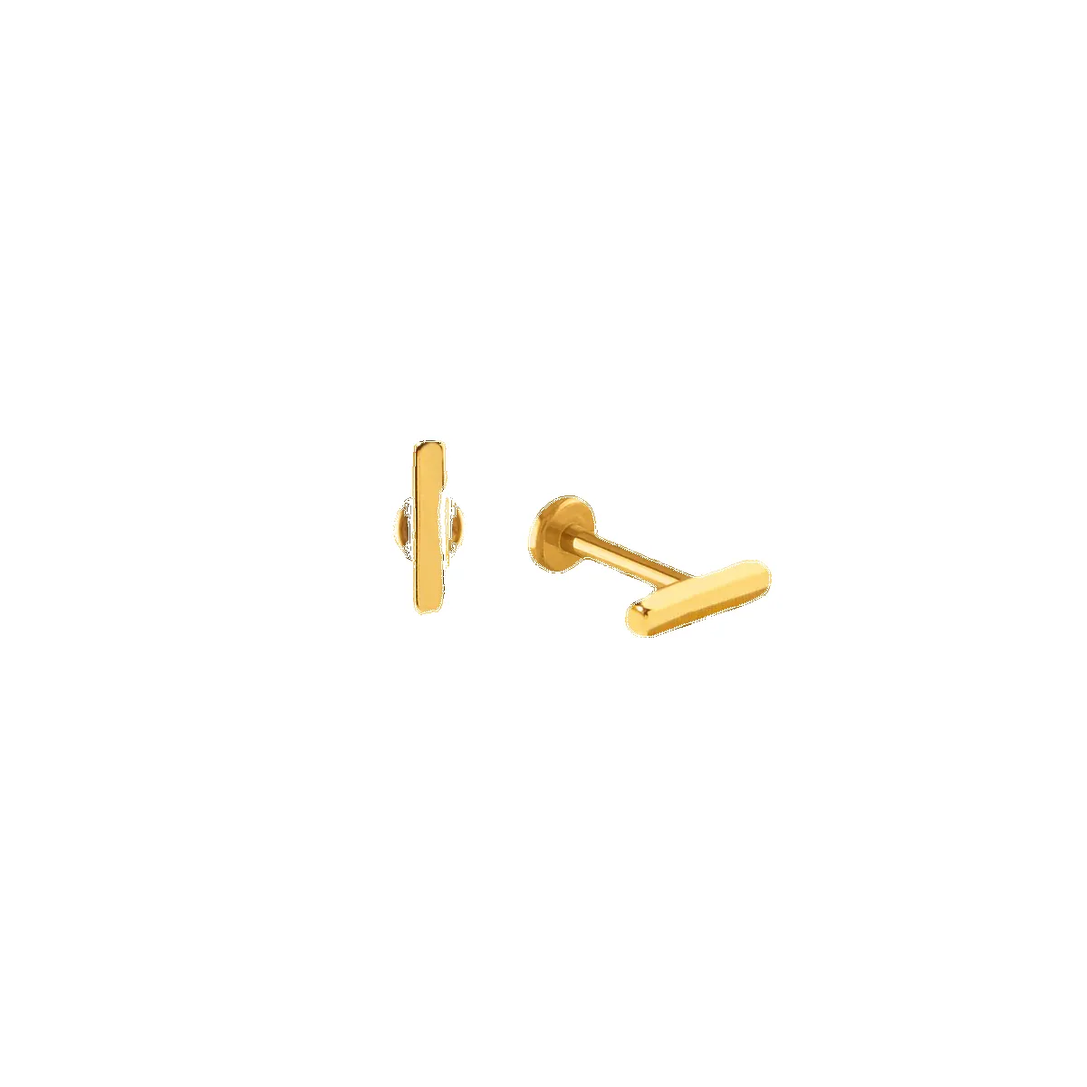 Mint & Lily Little Bar Sleeper Flatback Earrings | 16g sold by Zulily product image thumbnail 3
