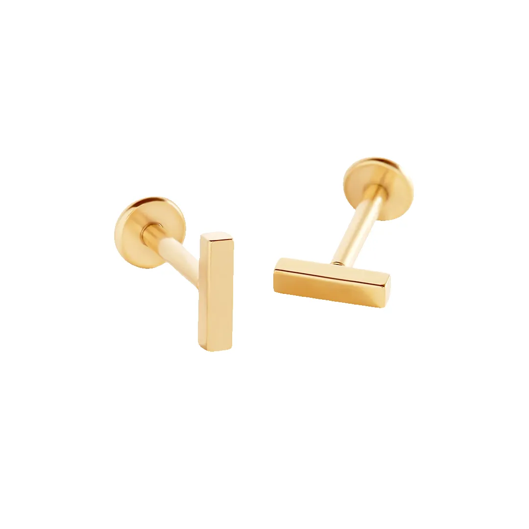 Mint & Lily Little Bar Sleeper Flatback Earrings | 16g sold by Zulily