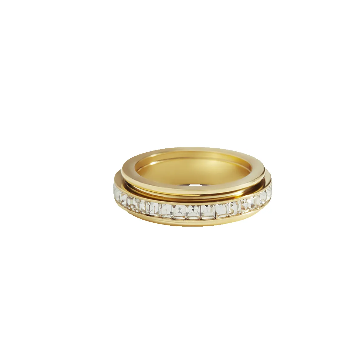 Mint & Lily Crystal Statement Spinning Fidget Ring sold by Zulily product image thumbnail 5