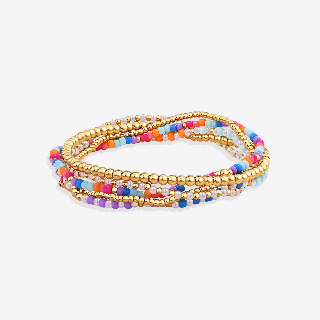Mint & Lily Summer Beaded Bracelet Stacking Set sold by Zulily product image thumbnail 2