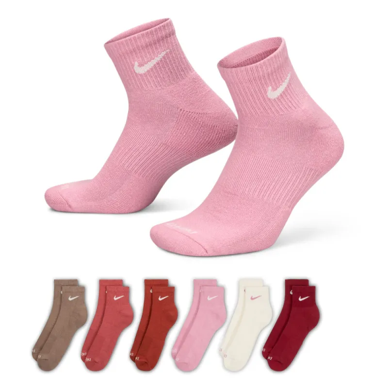 Nike Men's 6 Pack Dri-Fit Plus Quarter Socks - SX6899-936 made by Nike