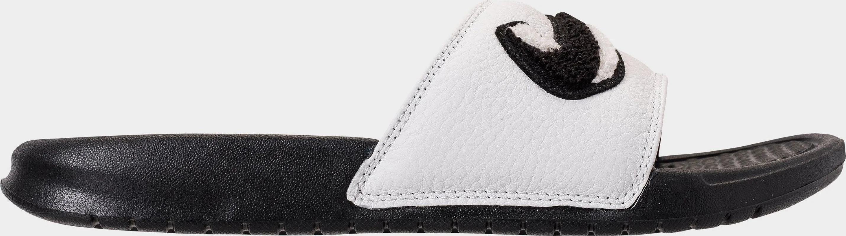 Nike Men's Benassi Jdi Chenille 'Black Summit White' - AO2805-001 made by Nike