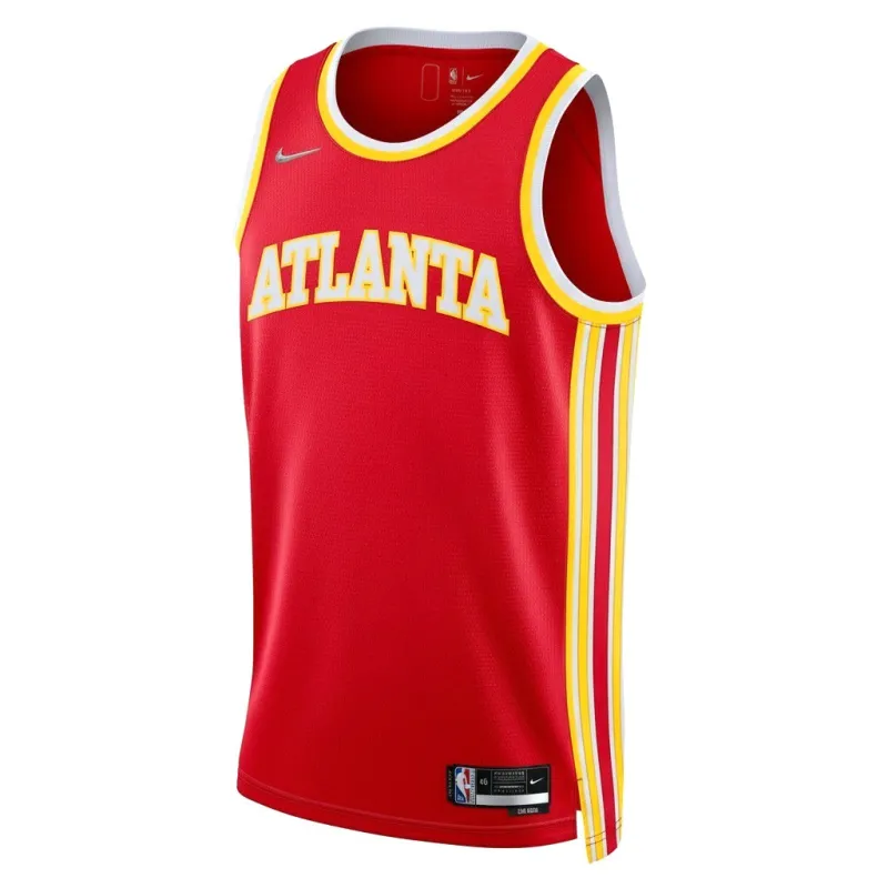 Nike Men's Nba Atlanta Hawks 21/22 Diamond Swingman Jersey Icon Edition - DN2604-657 made by Nike