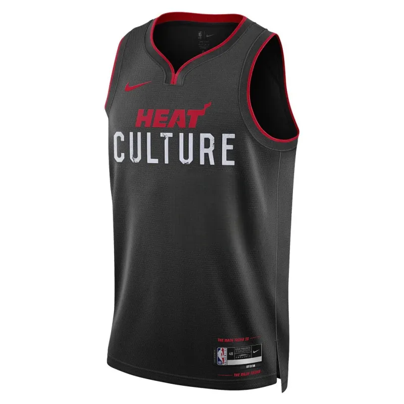 Nike Men's Nba Miami Heat City Edition Swingman Jersey 23 - DX8538-010 made by Nike