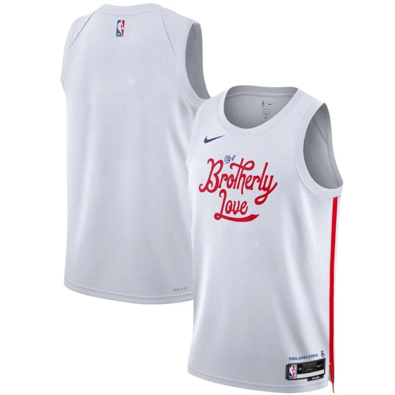 Nike Men's Nba Philadelphia 76Ers 2022/23 City Edition Swingman Jersey - DO9640-100 made by Zulily