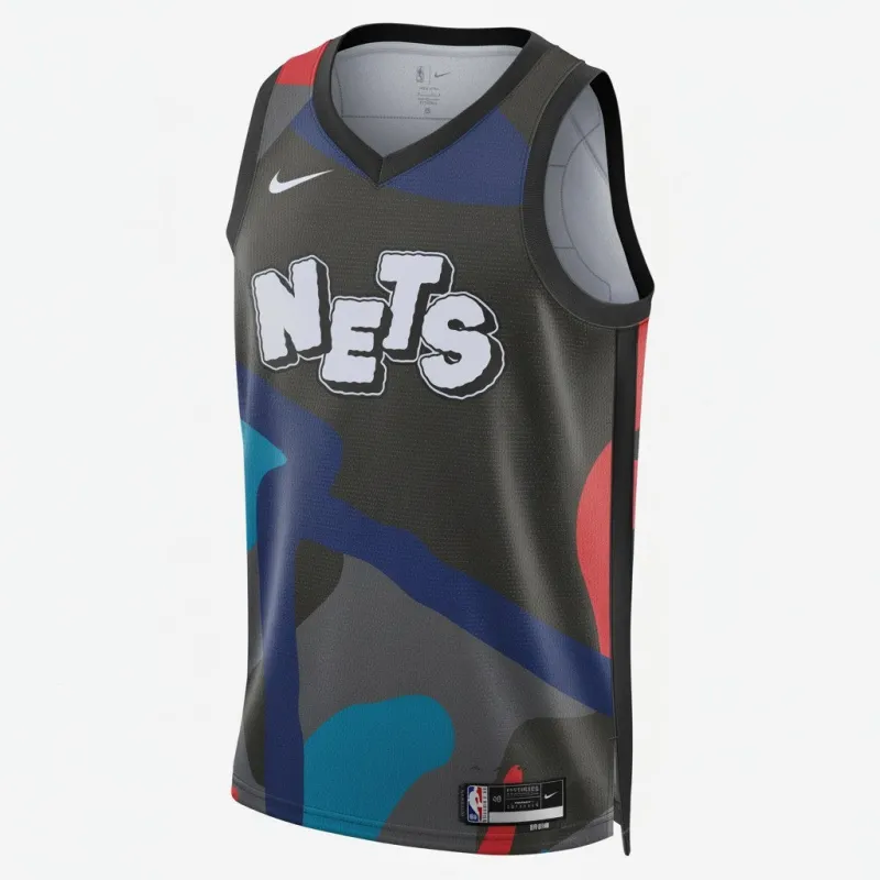 Nike Men's Nba Brooklyn Nets 2023/24 City Edition Swingman Jersey - DX8524-010 sold by Zulily