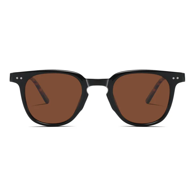 TUCCI Italy Brown Polarized UV400 Sunglasses Lightweight Flexible Fit made by Zulily