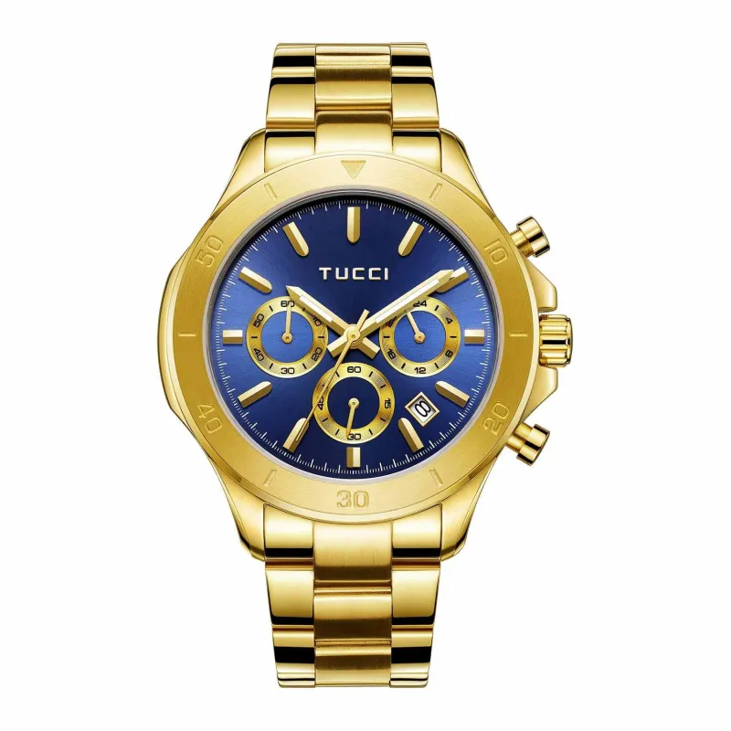 TUCCI Italy Forte Unisex Stainless Steel Wrist Watch made by Zulily