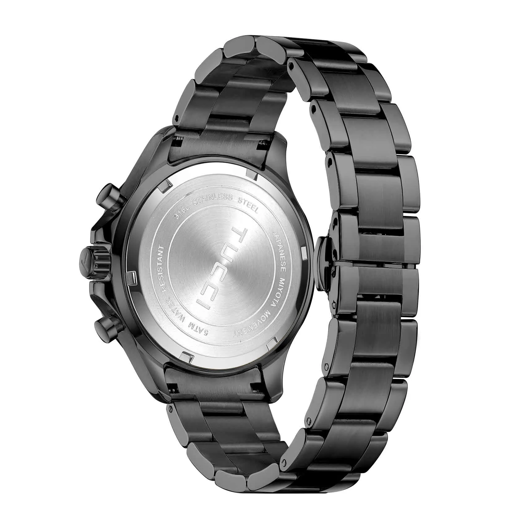 TUCCI Italy Forte Unisex Stainless Steel Wrist Watch sold by Zulily product image thumbnail 5