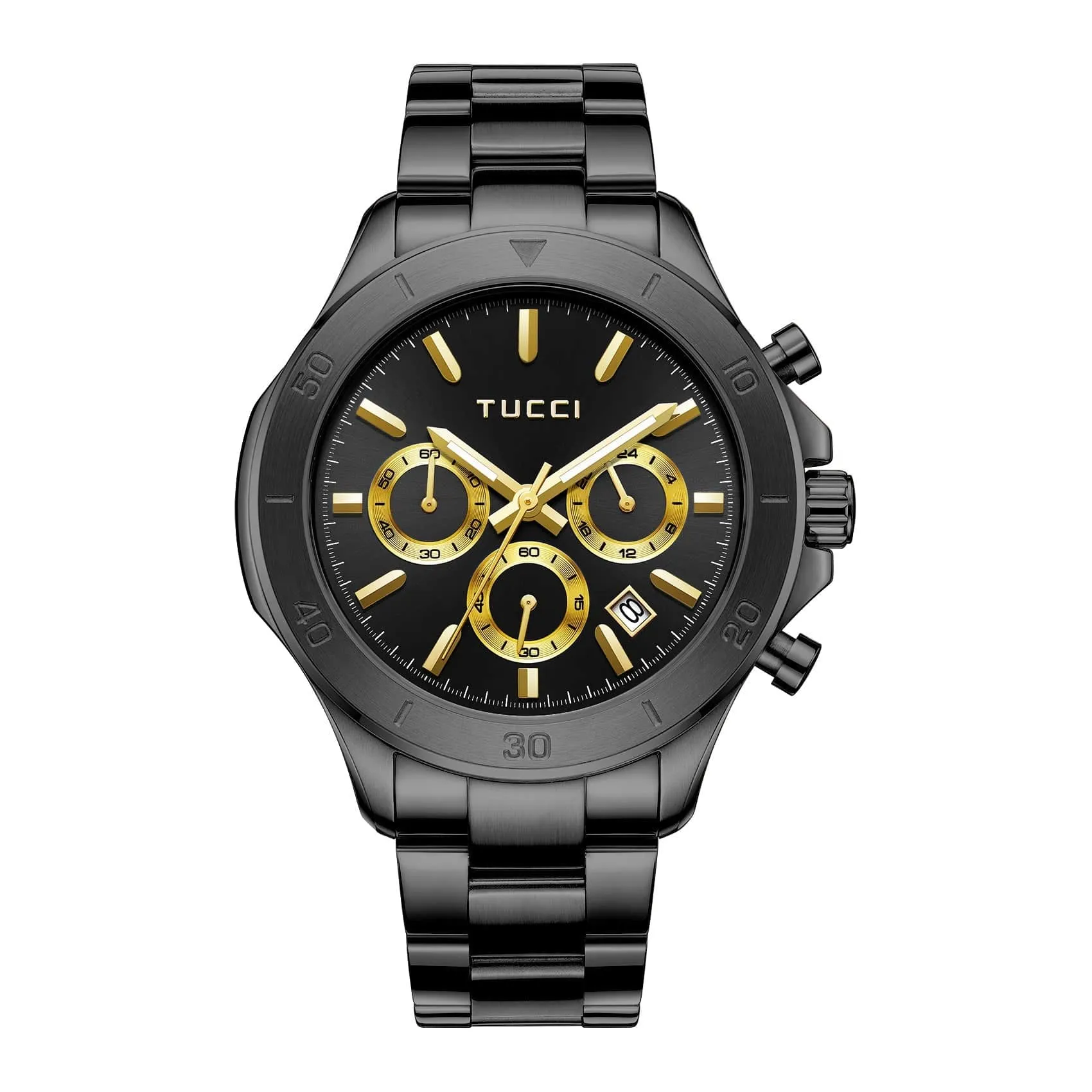TUCCI Italy Forte Unisex Stainless Steel Wrist Watch sold by Zulily product image thumbnail 2