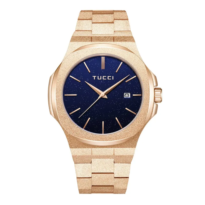 TUCCI Italy Quasi Unisex Stainless Steel Wrist Watch made by Zulily
