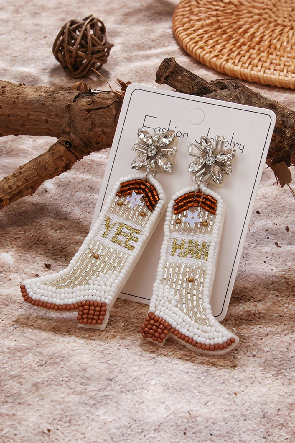 Cowboy Boots Bead Dangle Earrings by Threaded Pear sold by Zulily product image thumbnail 5
