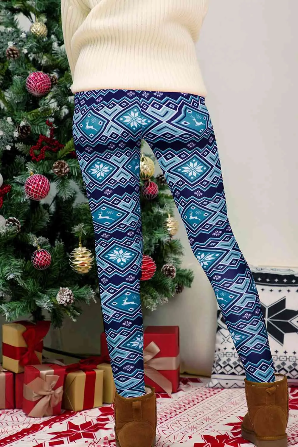 Women's Winter Geometric Leggings sold by Zulily product image thumbnail 2