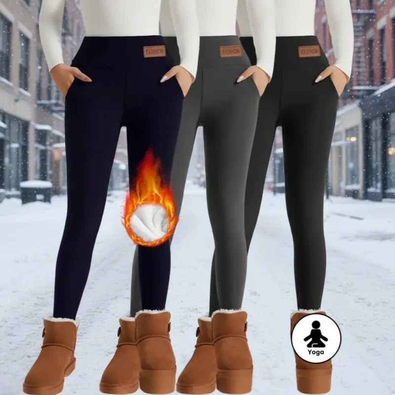 Women’s High-Waist Fleece-Lined Warm Leggings made by Zulily