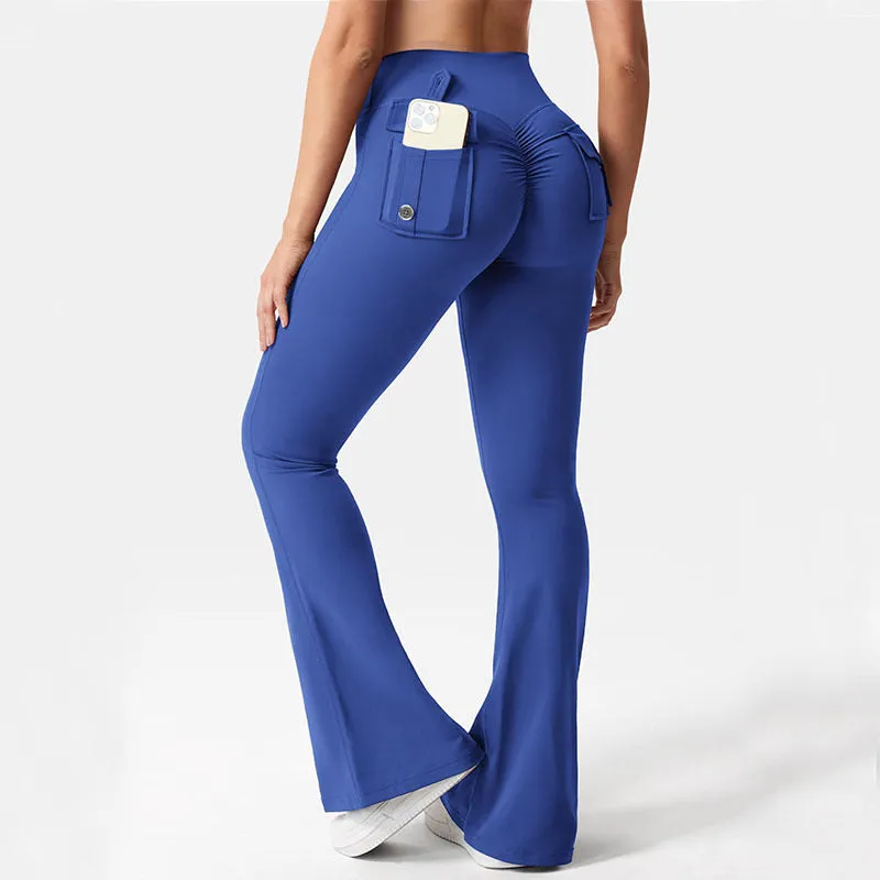 π€ Women's High-Waisted Cargo Pocket Workout Leggings sold by Zulily product image thumbnail 2