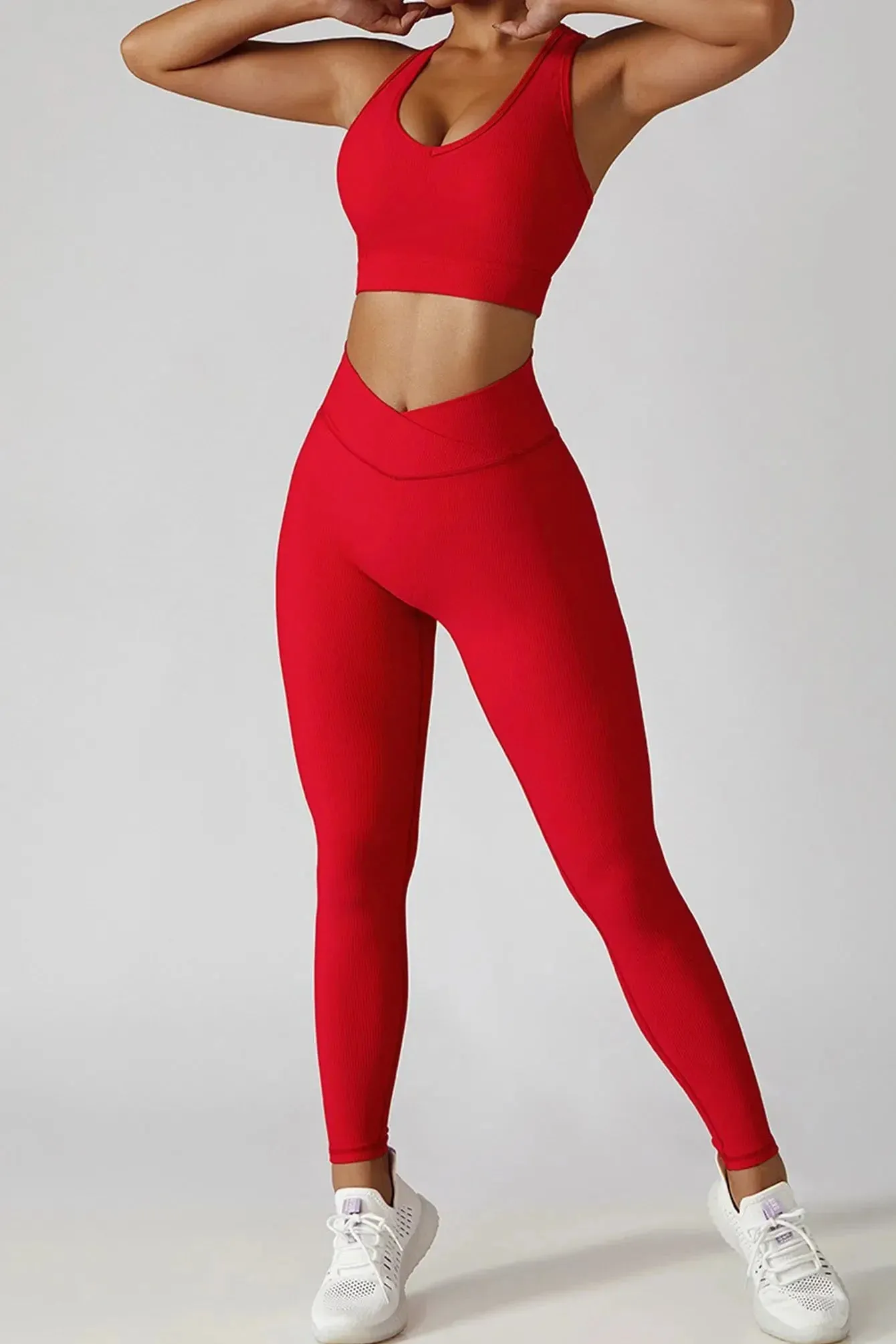3-Piece Seamless Yoga Set – Jacket, Bra & Leggings sold by Zulily product image thumbnail 3