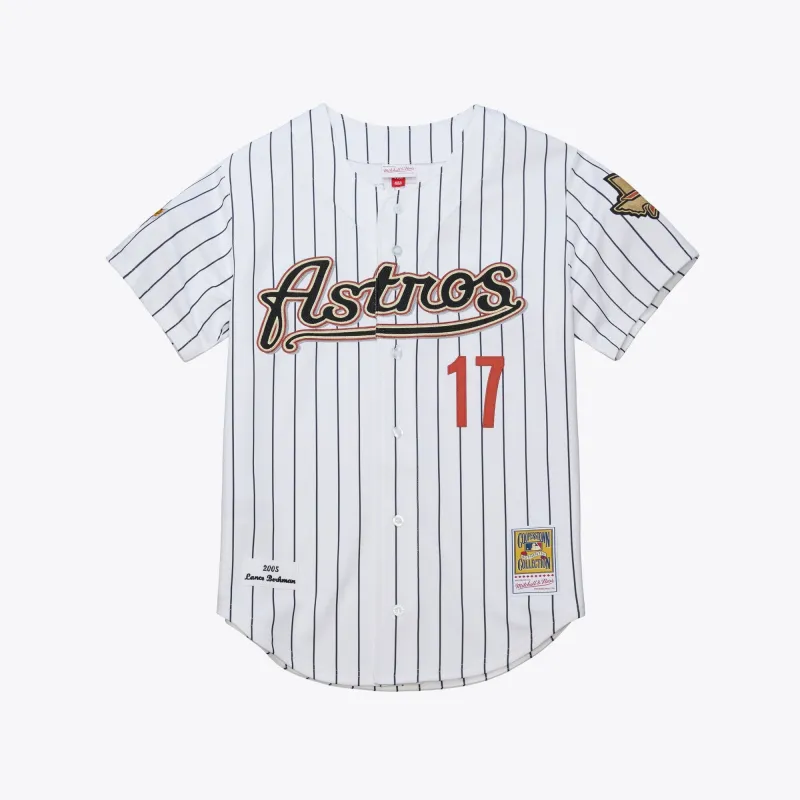 Mitchell & Ness Men's MLB Pinstripe Jersey Astros 2005 Lance Berkman made by Mitchell & Ness