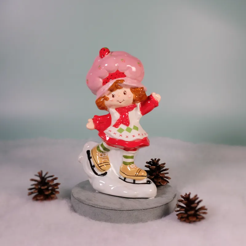 Strawberry Shortcake Skating All The Way Figurine made by Zulily