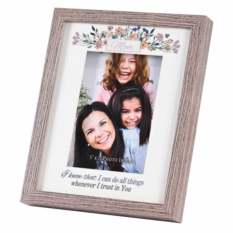 Photo Frame Mom I Know That I Can made by Zulily