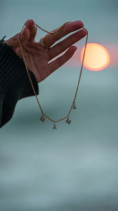 MAMA Necklace made by Zulily