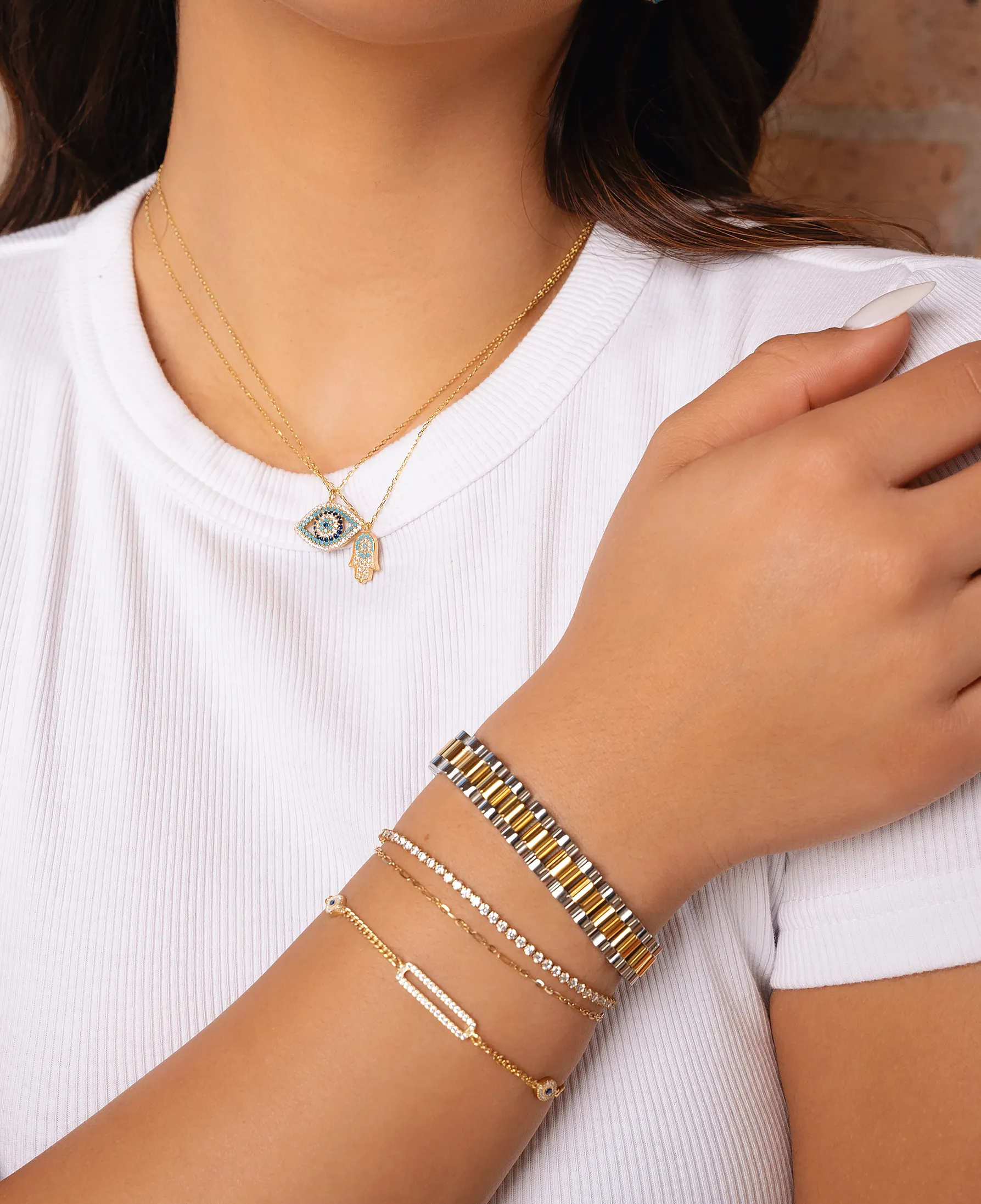 ALESSIA Hamsa Necklace sold by Zulily product image thumbnail 5
