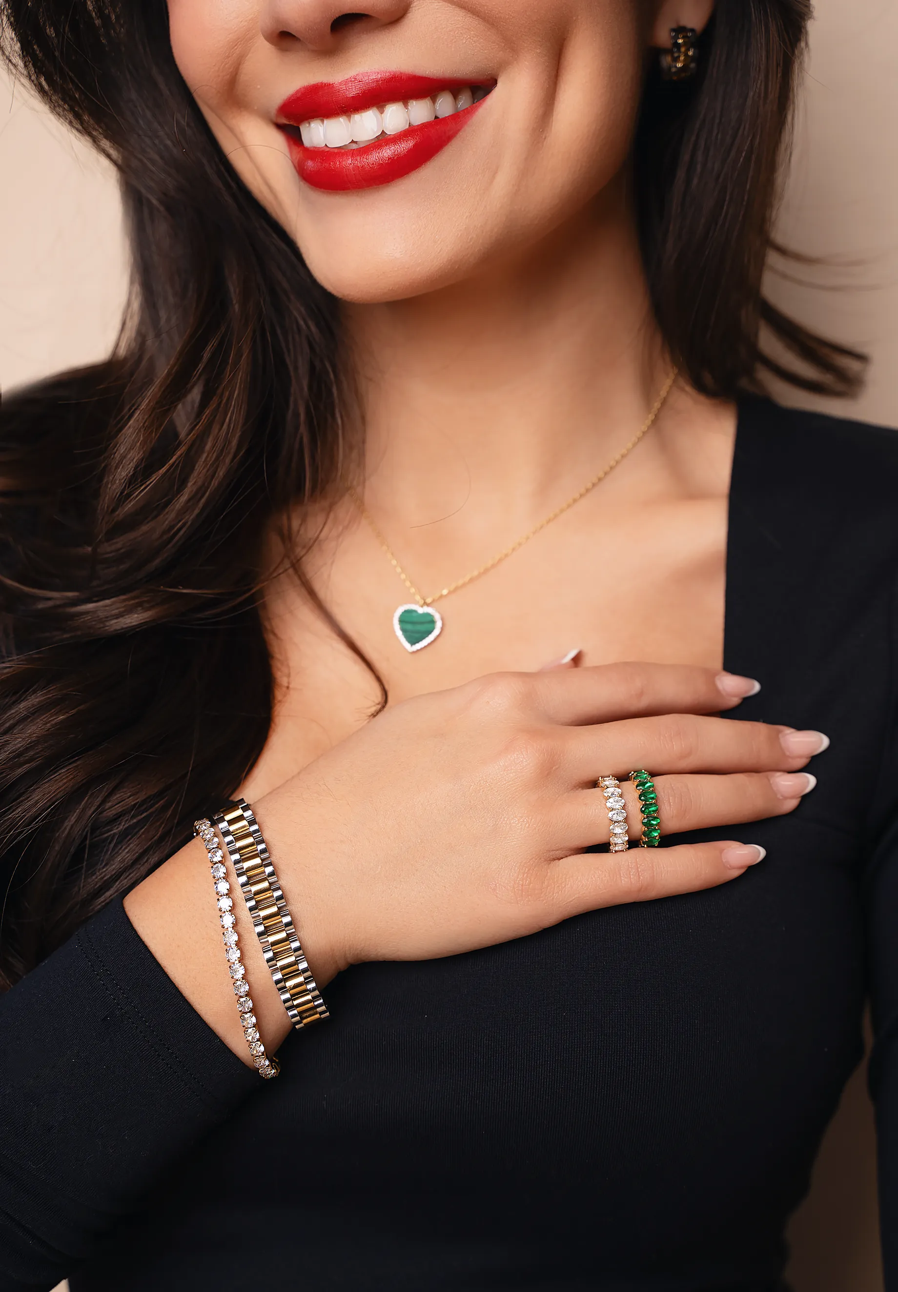 MARIA Heart Necklace sold by Zulily product image thumbnail 4