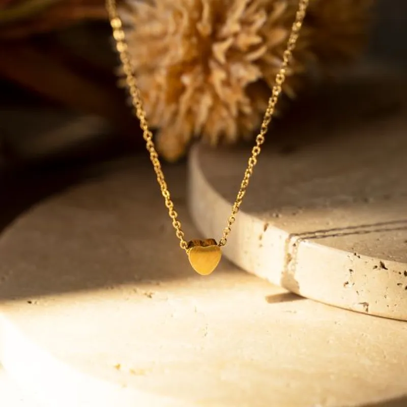 MINI Heart Necklace made by Zulily