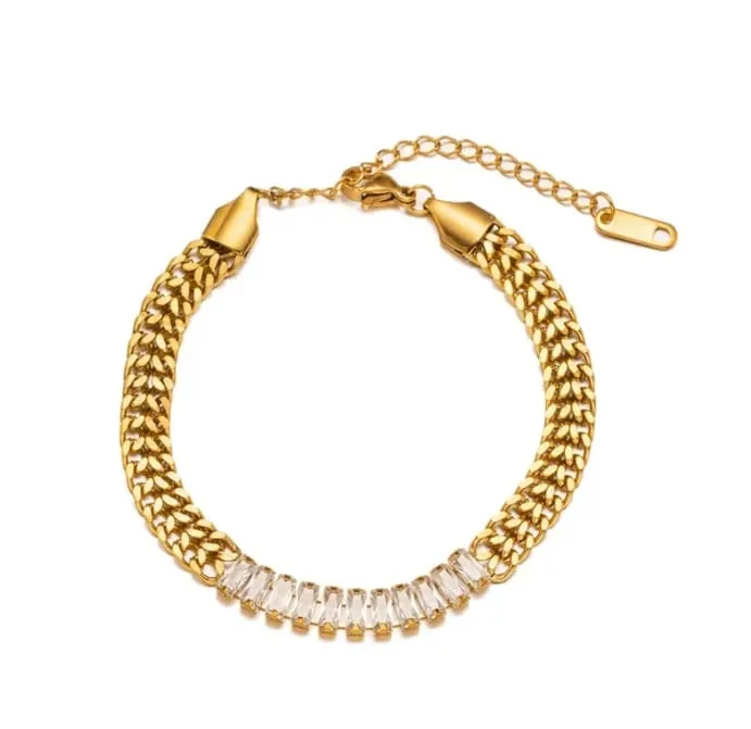 MARISSA Cuban Chain Bracelet sold by Zulily product image thumbnail 2