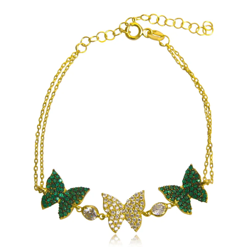 BUTTERFLY Charm Bracelet made by Zulily