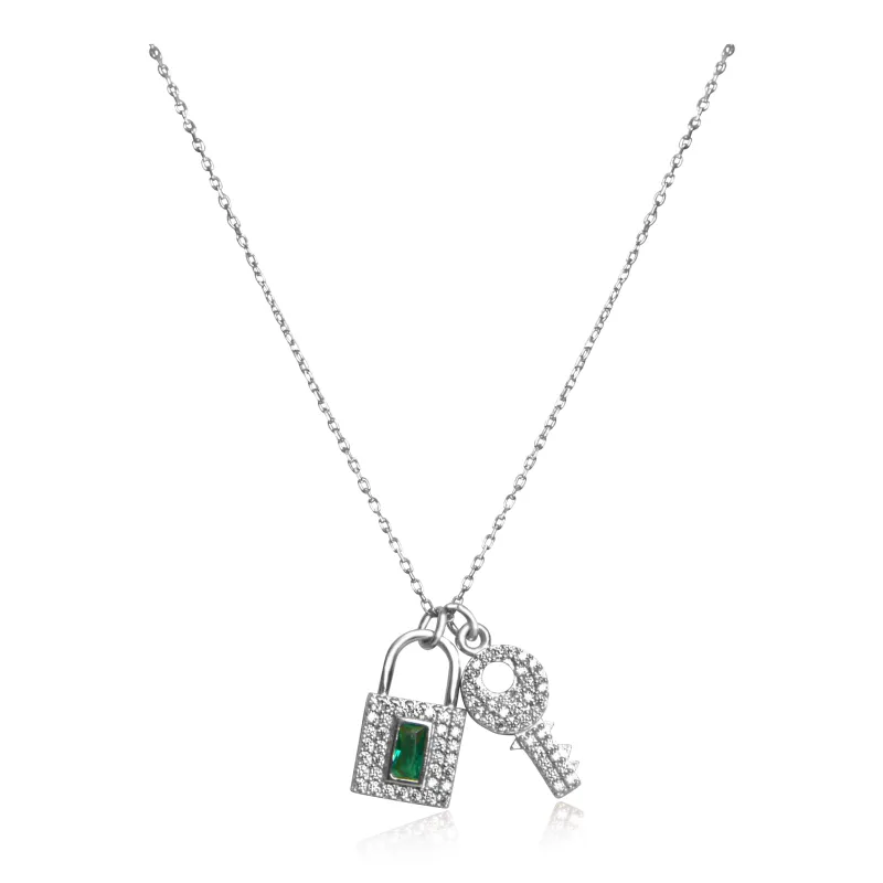 AYLIN Lock Necklace made by Zulily