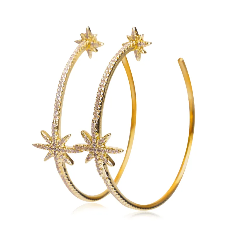 LEILA Hoop Earrings made by Zulily