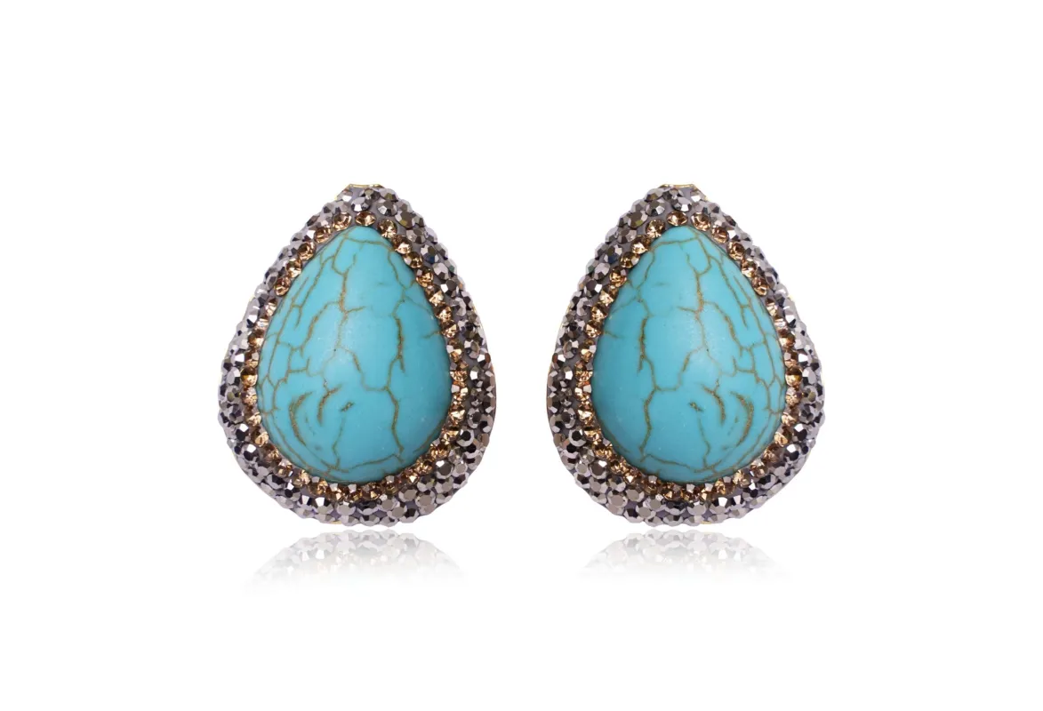 TURQUOISE Studs made by Zulily