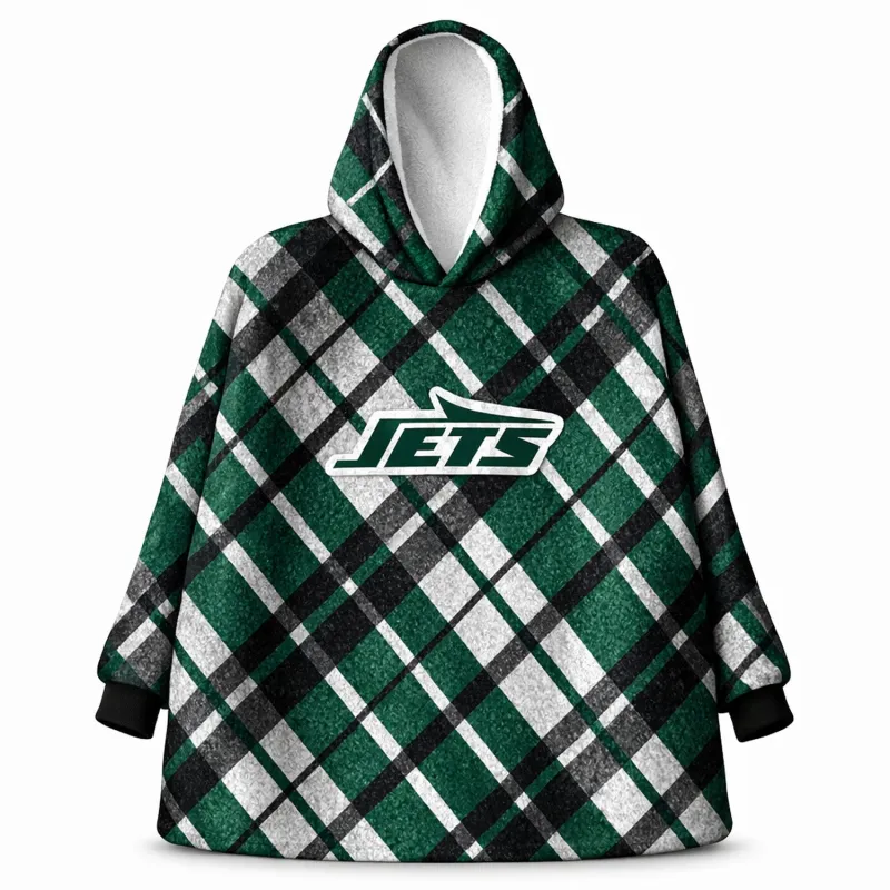 New York Jets NFL Team Cozy Sherpa Hoodie - One Size Fits Most made by Zulily