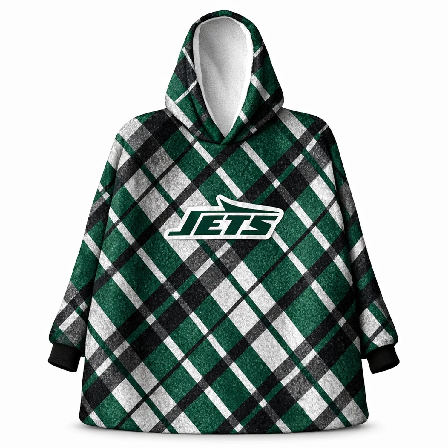 New York Jets NFL Team Cozy Sherpa Hoodie - One Size Fits Most sold by Zulily