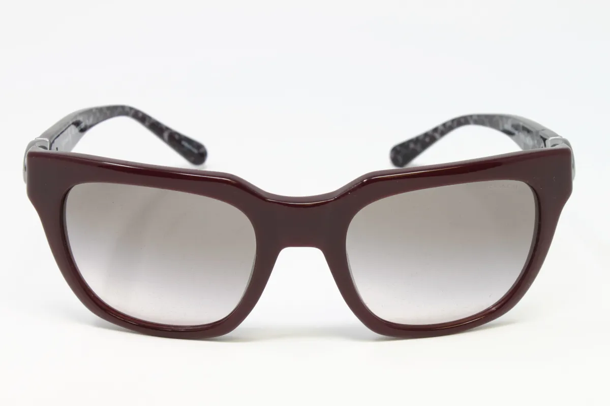 Coach Burgundy Square Sunglasses made by Coach