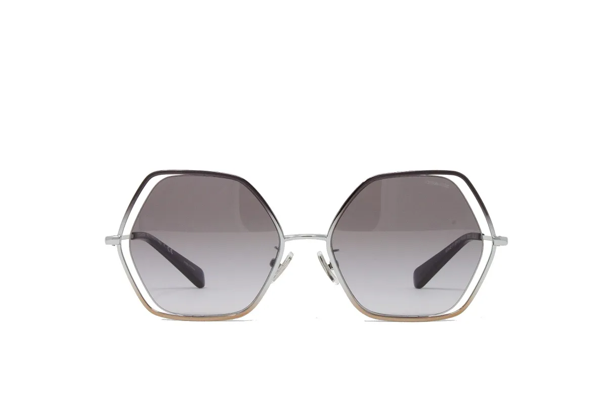 Coach Silver Geometric Women's Sunglasses made by Coach